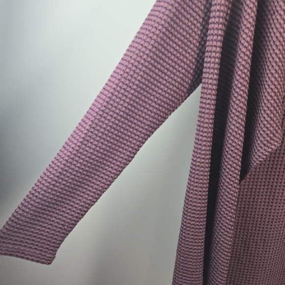 Knox Rose Purple Knit Cardigan Sweater - Picture 4 of 6